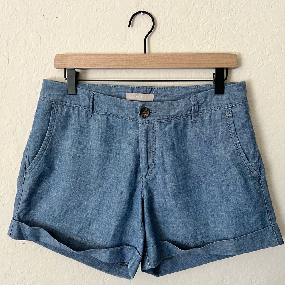 Banana Republic Summer Linen Shorts Size 4